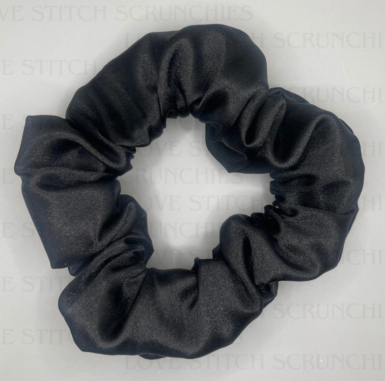 Youth black satin