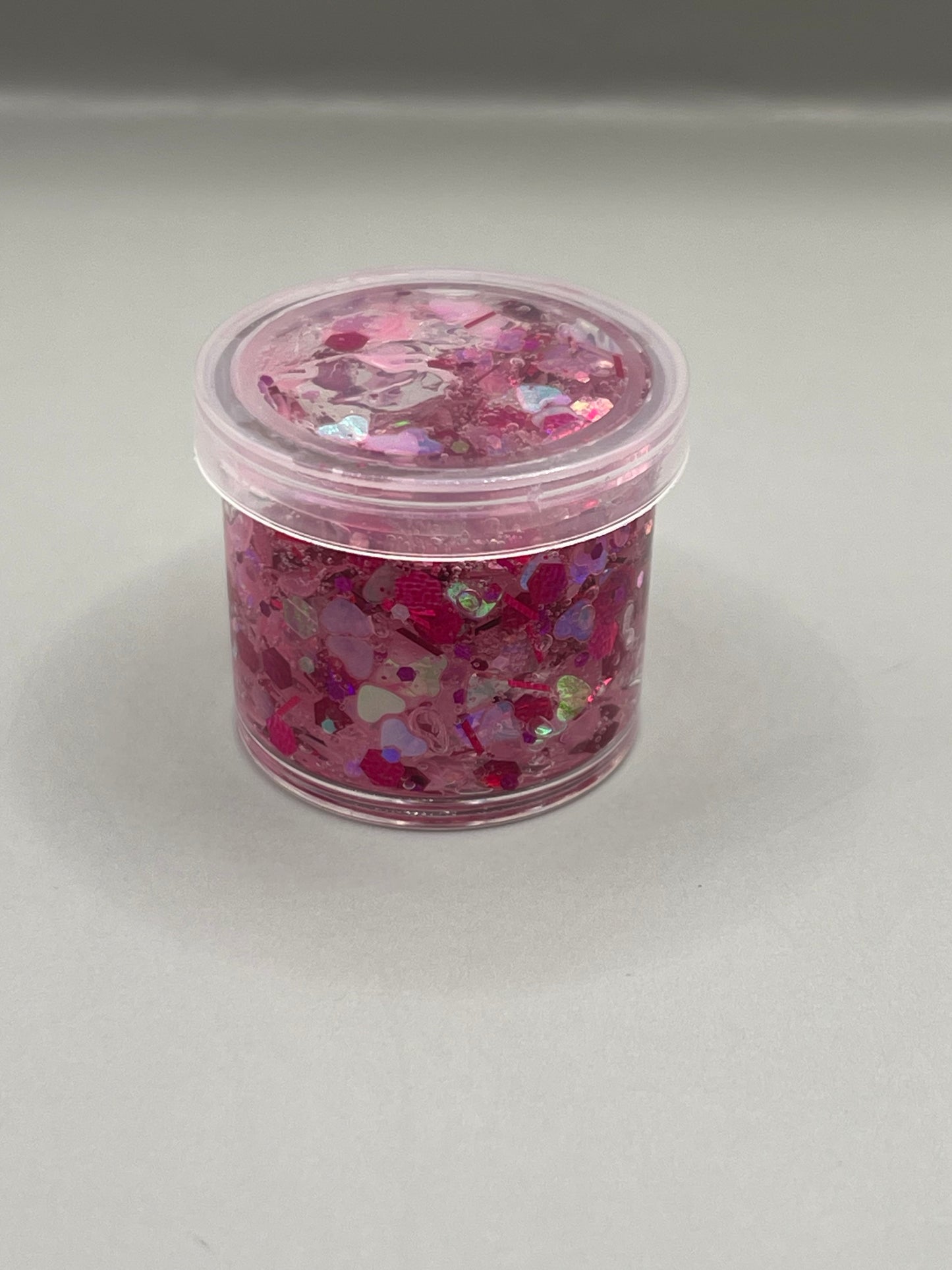 Pink/ light pink hearts