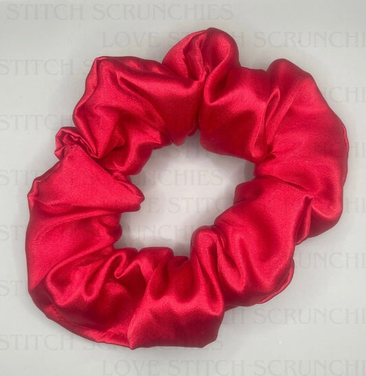 Adult satin red