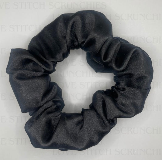 Youth black satin
