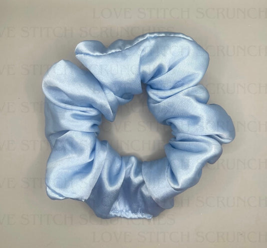 Youth baby blue satin