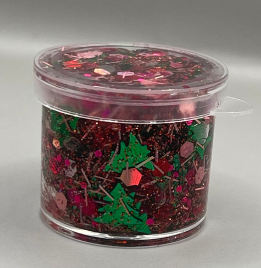 Red/green with trees